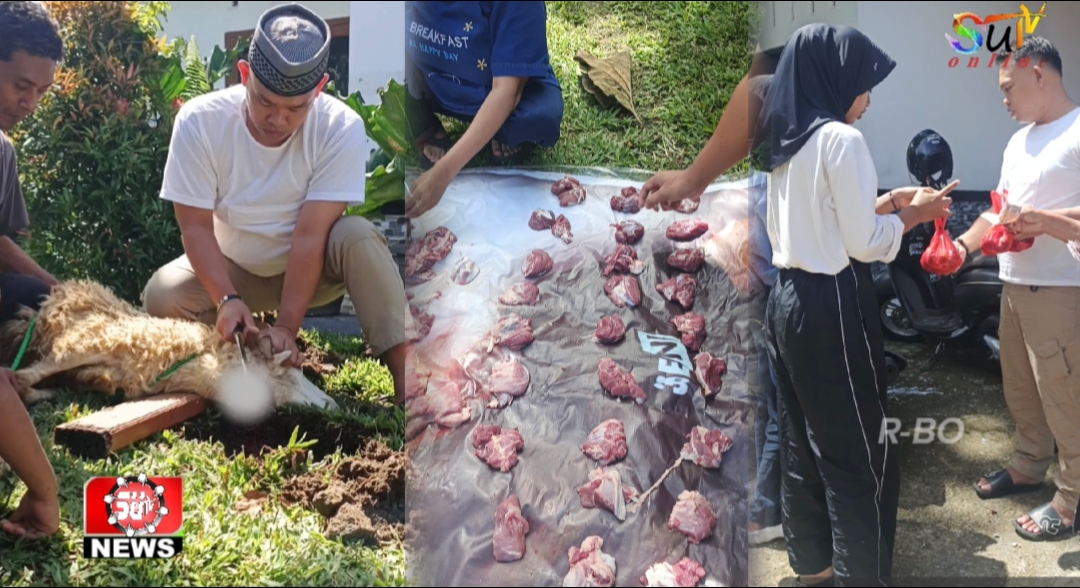 Wujud Kepedulian : Kapolres Berikan Bantuan Kambing kepada KBPPPolri Resor Sukabumi Kota