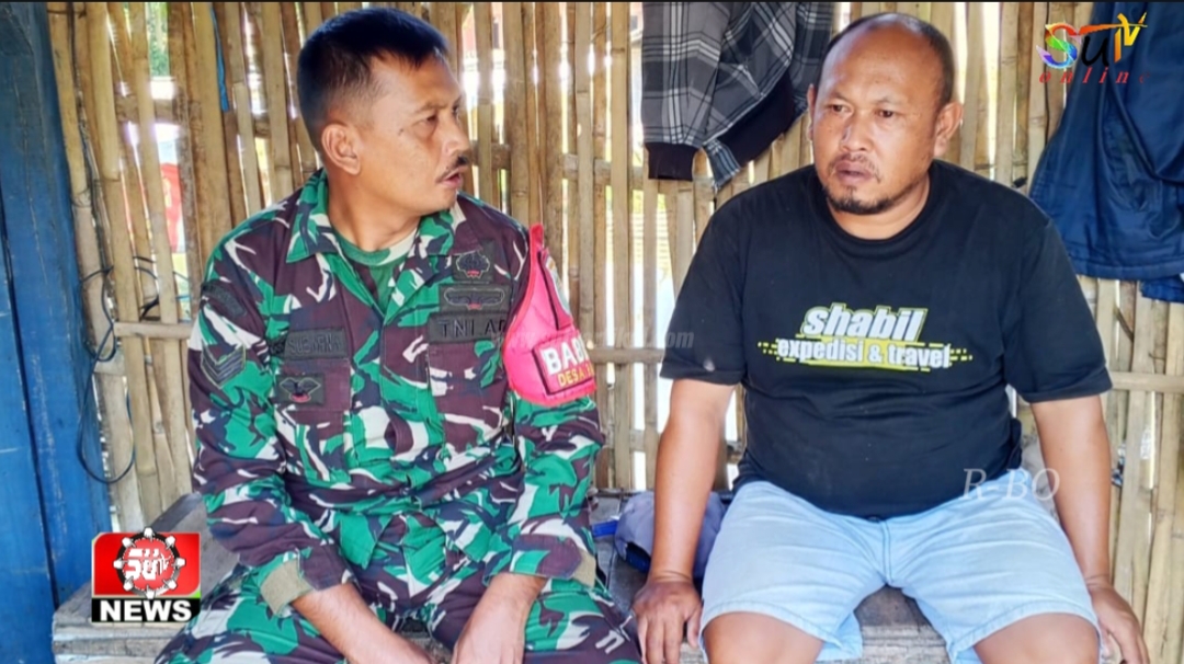 Disuasana Idul Adha 1447 H, Babinsa Desa Babakan Koramil 09/Cisaat Lakukan Komsos Dengan warga