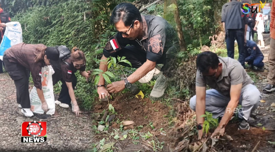 Paksi Extrass Bersama Organisasi Pecinta Alam dan KBPPPolri Melakukan Aksi Pungut Sampah, dan Penanaman Pohon
