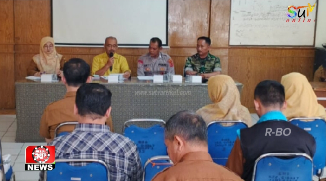 Persiapan HUT RI ke-81, Babinsa Gunungjaya Koramil 09/Cisaat Hadiri Rapat Koordinasi Pembentukan Panitia