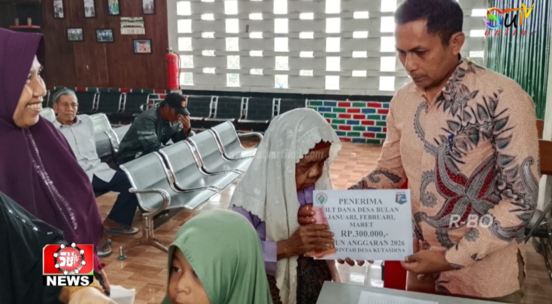 Pemdes Kutasirna Salurkan BLT-DD Untuk 3 Bulan kepada 18 KPM T/A 2026