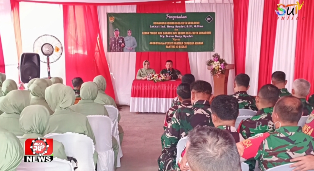 Dandim 0607/Kota Sukabumi Laksanakan Kunjungan Kerja ke Koramil 09/Cisaat