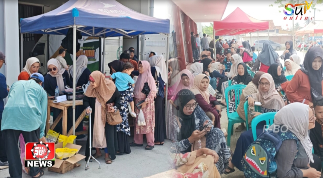 TNI Dukung Pelayanan Terpadu, Danramil Sukaraja Hadiri Rekam E-KTP, Pemeriksaan Mata, dan Bazar UMKM di Bojongsawah