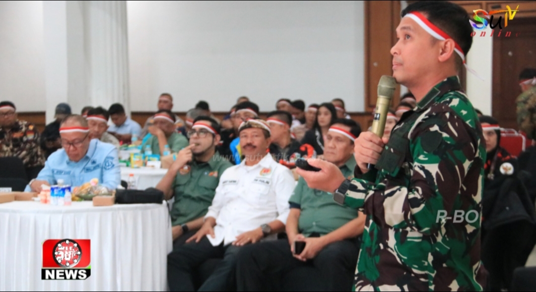 Gelorakan Sinergi dan Persatuan Untuk Kota yang Kondusif, Dandim 0607/Kota Sukabumi Jadi Narasumber Seminar Kebangsaan Suja Brotherhood