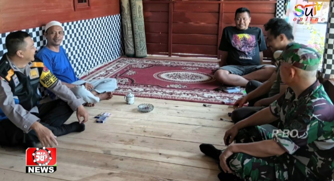 Ajak Generasi Muda Aktif dalam Kegiatan Positif, Babinsa Dibentang dan Bhabinkamtibmas Jalin Komsos dengan Tokoh Pemuda