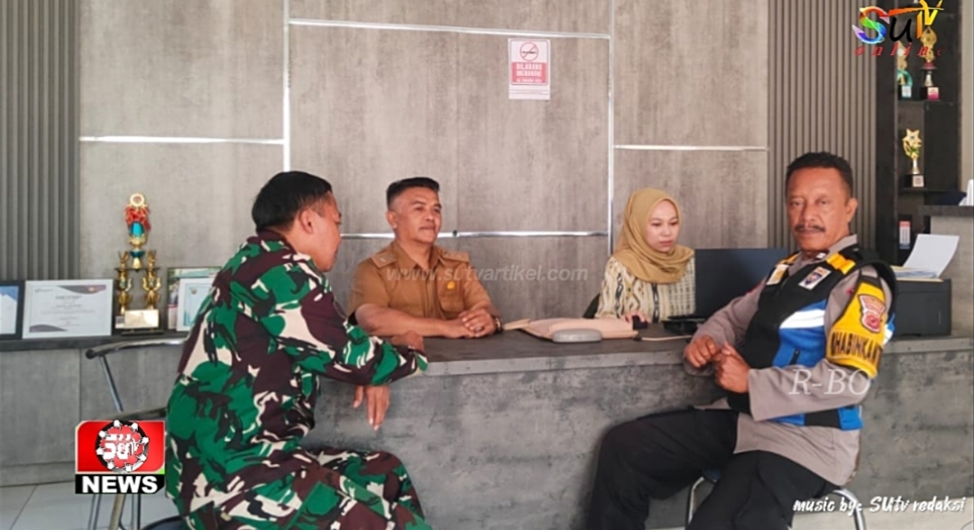 Sinergitas Tiga Pilar, Ciptakan Kamtibmas Babinsa Desa Cisaat Di Tingkat Desa