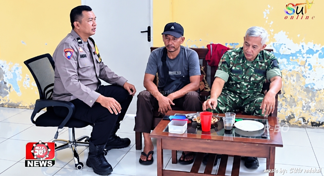 Sinergi Babinsa dan Bhabinkamtibmas Desa Cibentang Himbau Karhutla Dimusim Kemarau