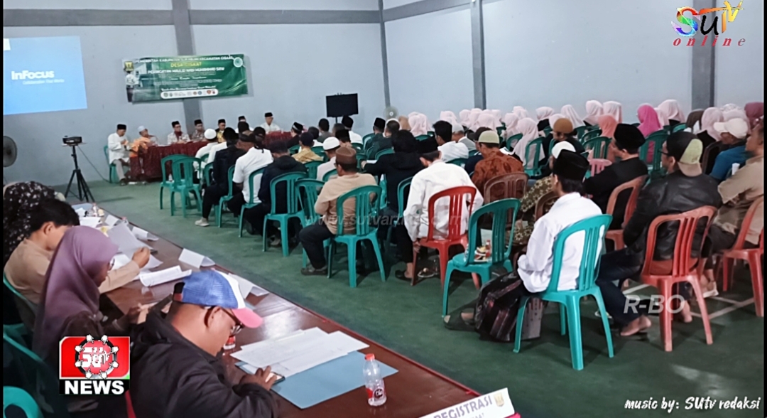 Pemdes Cisaat Gelar Maulid Nabi Dengan Istighosah dan Doa Bersama, Peringati HUT Kabupaten Sukabumi Ke 156 dengan Penuh Khidmat