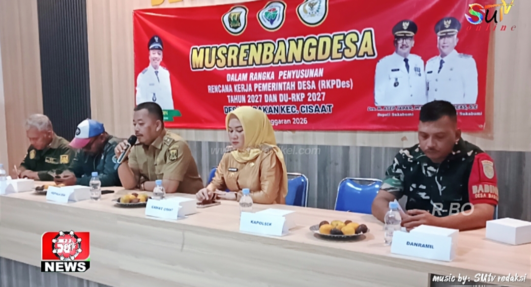 Serap Aspirasi Warga Pemdes Babakan Kecamatan Cisaat Gelar Musrenbangdes Th 2026