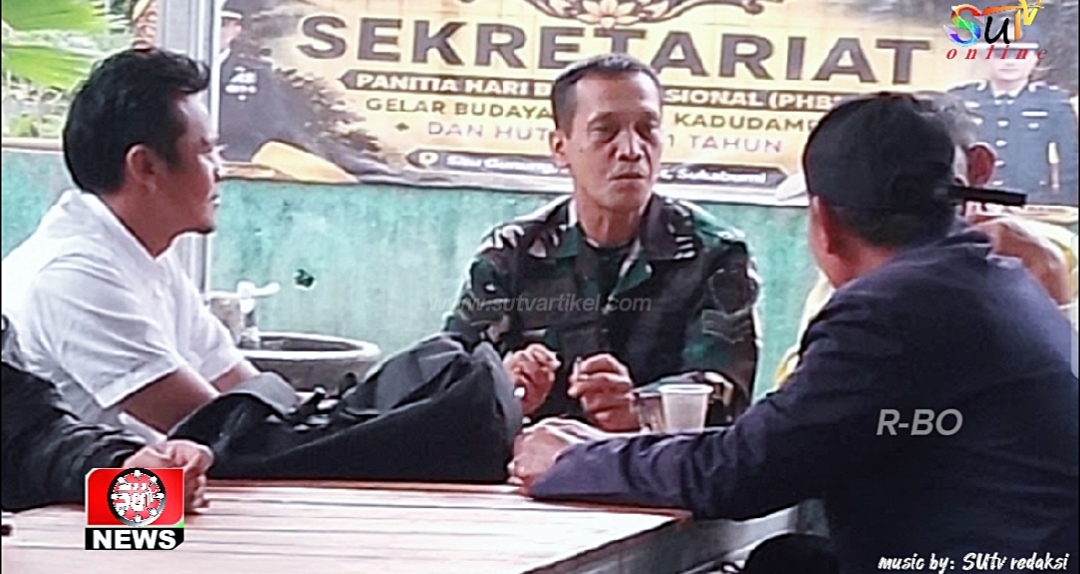 Melalui Komsos Babinsa Sukamanis Koramil 09/Cisaat Ajak Warga Jaga Kebersihan