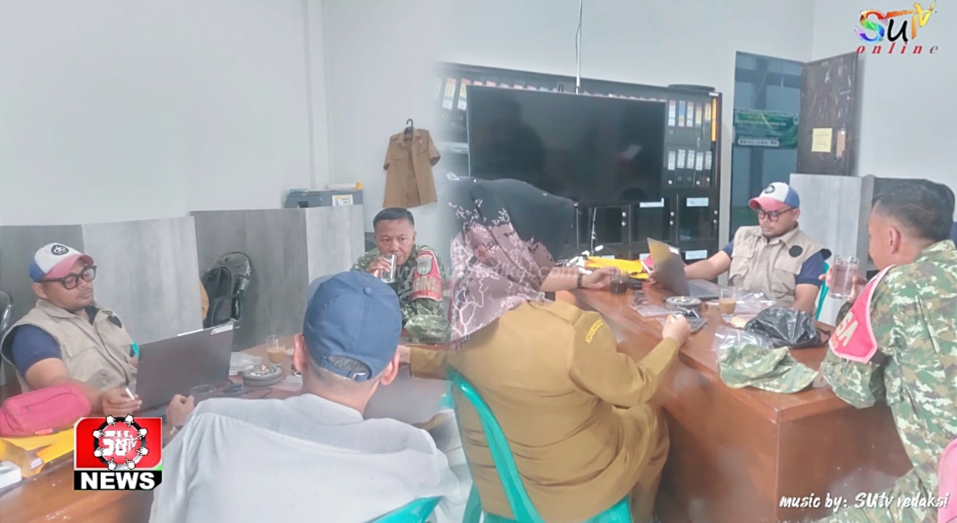 Babinsa Desa Cisaat Koramil 09/Cisaat Komsos Dengan BPD