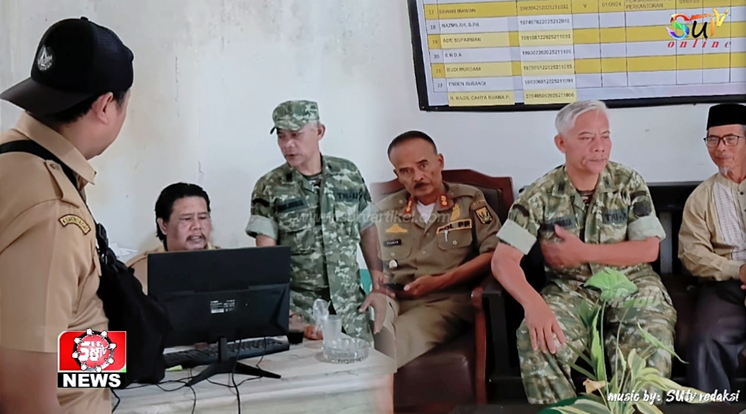 BABINSA CIBENTANG KORAMIL 09/CISAAT GIAT KOMSOS DENGAN PERANGKAT DESA